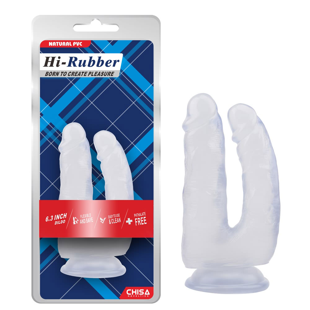 13 hazbeteko Dildo-Clear