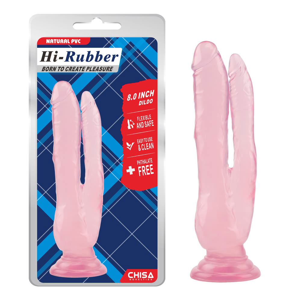 8,0 hazbeteko dildo-arrosa