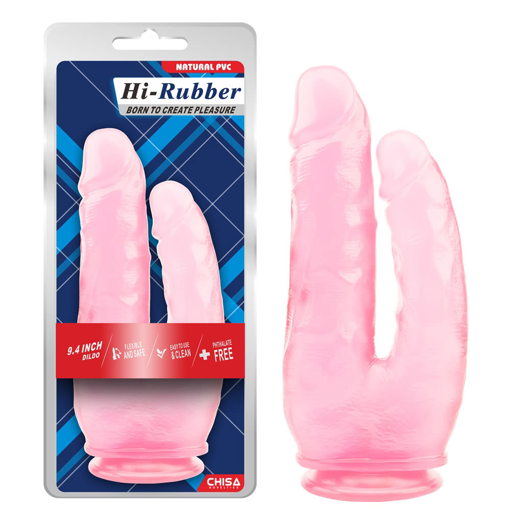 9,4 hazbeteko dildo-arrosa